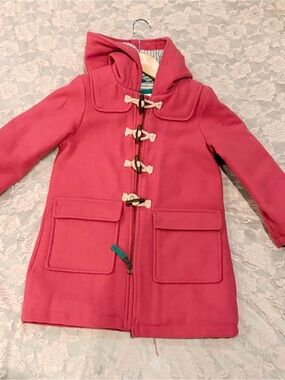 Boden pink duffle coat size 4-5 years